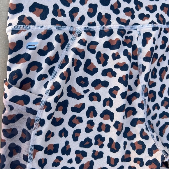 Fabletics Cheetah PowerHold High-Waisted On-The-Go Shorts - Picture 6 of 12